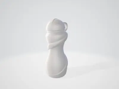 Water Bottle Free 3D model