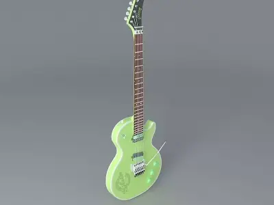Gibson Fantasy Les Paul guitar Free 3D model