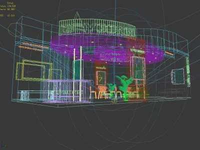 Exhibition - Area - 12X6-3DMAX2009-013 3D model