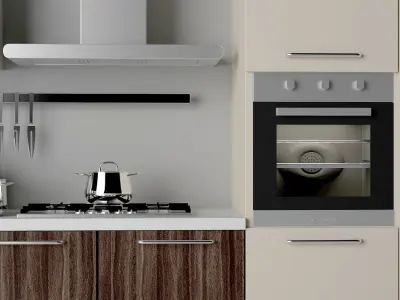 Kitchen Britt Creo cucine 3D model