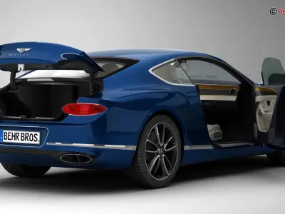 Bentley Continental GT 2018  3D model