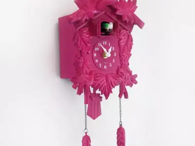 Pinkerton Wall Clock 3D model