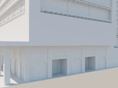 Modern structure Havana 664 3D model