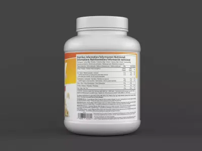 Protein Powder 3D model