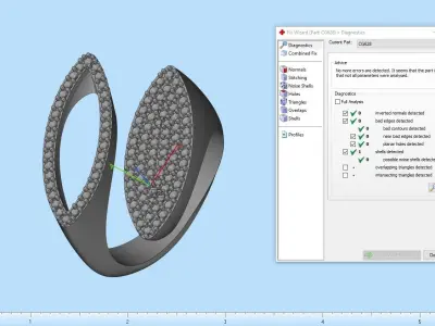 marquise ring model 628 3D print model
