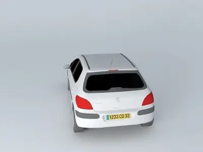 Peugeot 307 XS 5p Hatchback 2001 Free 3D model