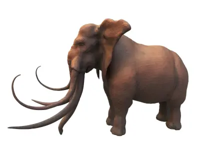 elephant mammoth creature 3d model 3D model
