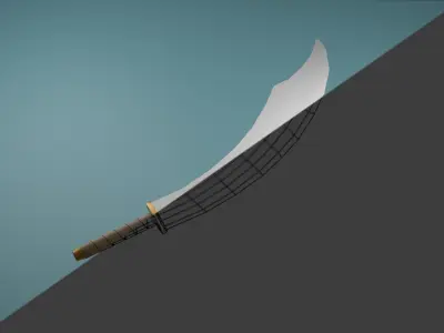 Weapon - Pack Low-poly 3D model