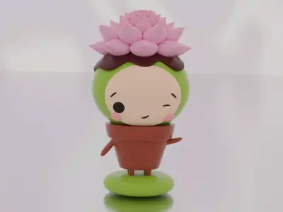 cactus 3D print model