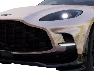 Aston Martin DBX 707  Low-poly 3D model