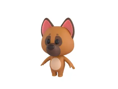 Character167 Dog 3D model