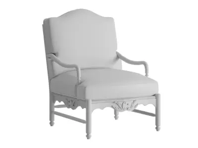French Armchair 3D model