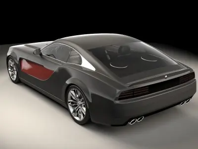 Generic sports car 03 3D model