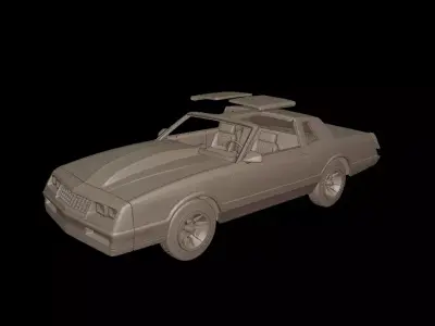 custom monte carlo 86 ss 3D print model