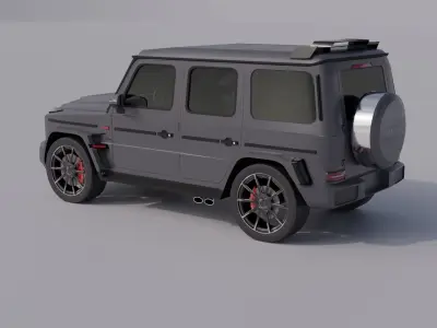 Mercedes-Benz Brabus G800 Low-poly 3D model