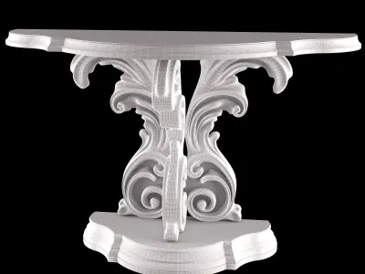 decorative crafts 908 lenora console 3D model