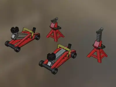 1 to 24 scale Car Mechanic Tools 3D print model