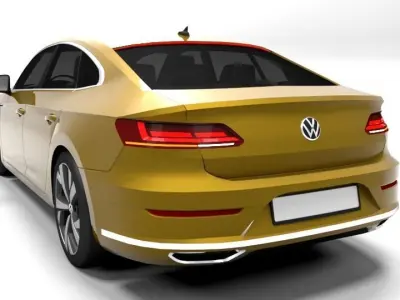 VW ARTEON 2018 Low-poly 3D model
