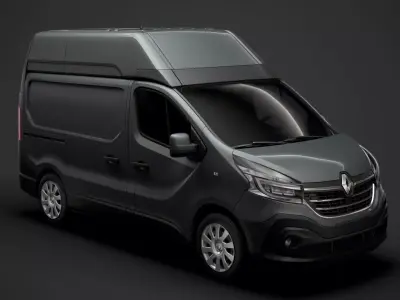 Renault Trafic Van L1H2 2020 3D model