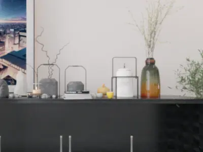 ornaments Modern decorative 3D model