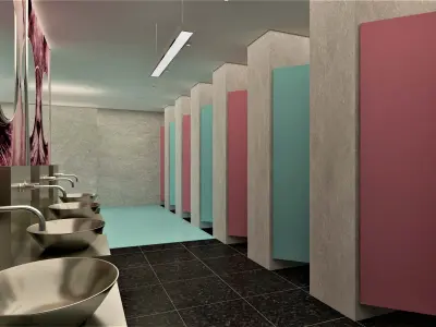 washroom 3D model