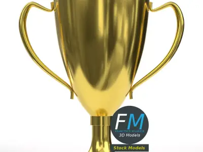 Trophy cup 4 3D model