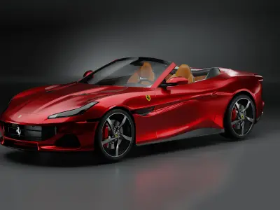 Ferrari Portofino m  3D model