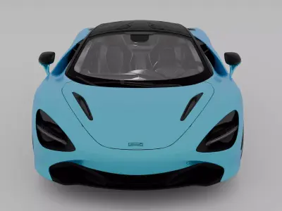 McLaren 720s 3D model Textured
