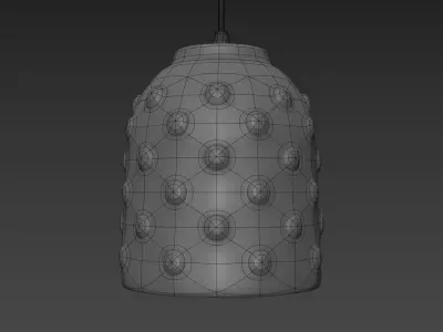 Touch Pendant Lamp Polka Dot 3D model