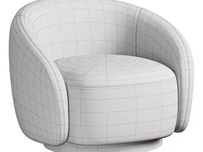 SWIVEL CHAIR BRICE 3D model
