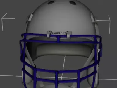football helmet Free 3D model