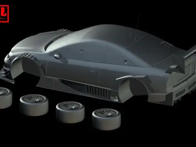 Opel Astra V8 DTM 2002-2003 3D print model