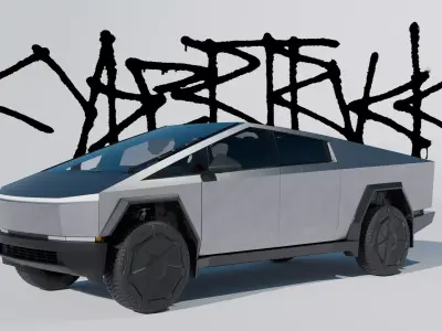 High Quality Cybertruck 3D Model 3D model