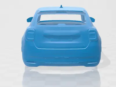 Fiat 600e - Body Car STL Model 3D print model
