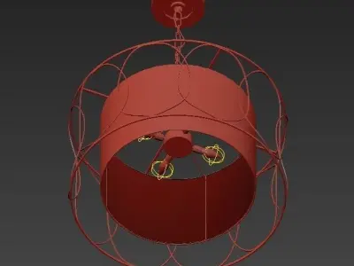 Gold Pendant 3D model