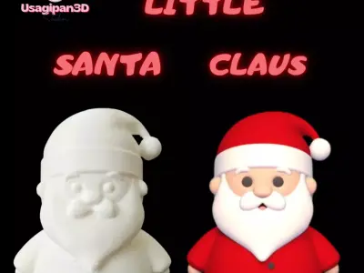 Little Santa Claus 3D print model