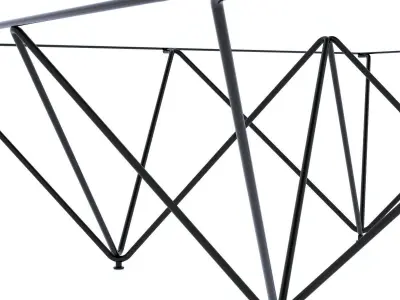 Paolo Piva Alanda Coffee Sofa Table for B and B Italia 3D model