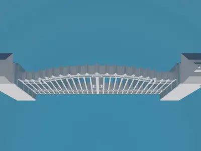 3D iron gate 3D print model