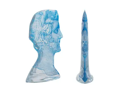 XL Grand Tour God Bust Sculpture 3D model