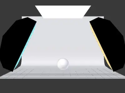 Fire and Ice  Free low-poly 3D model