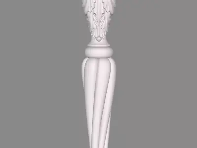 Pillar 007 3D Model 3D print model 3D print model