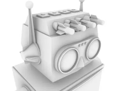 Saturn Robot Free 3D model