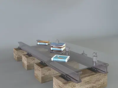 Rail Table  3D model
