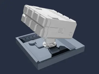 Macross Rocket Launcher 1-72 Scale Free 3D print model