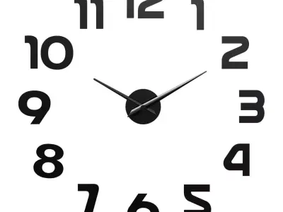 Wall clock Yorkwell 3D model