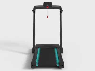 FOLDABLE MOTORIZED TREADMILL Low-poly 3D model