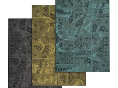 Rug Set 377 3D model