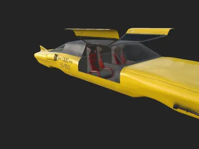 Sci-fi Taxi 3D model