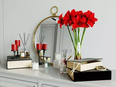 Decorative set 06 3D model