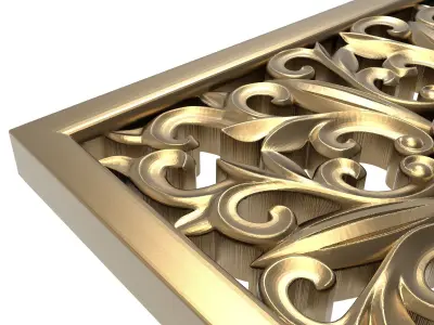 decorative pattern ready for 3D printing 3D model 20